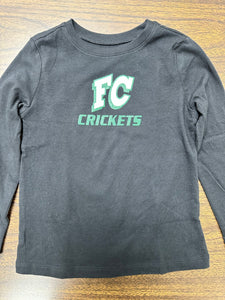 Toddler Unisex FC Crickets Black Thermal-Knit LS