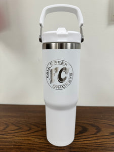 Urban Peak Pinnacle Flip Straw Tumbler/White