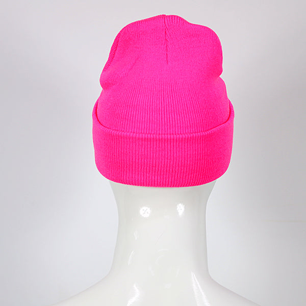 Sportsman Cuffed Knit Beanie - Neon Pink – Fall Creek  display picture 3