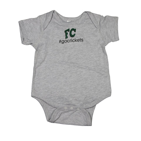Infant Rabbit Skins Gray FC #gocrickets Onesie